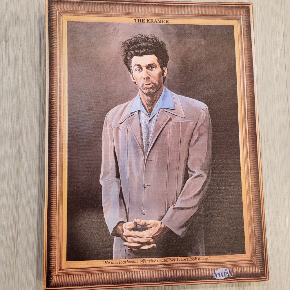 Seinfeld The Kramer Painting Canvas Wall Art Decor
